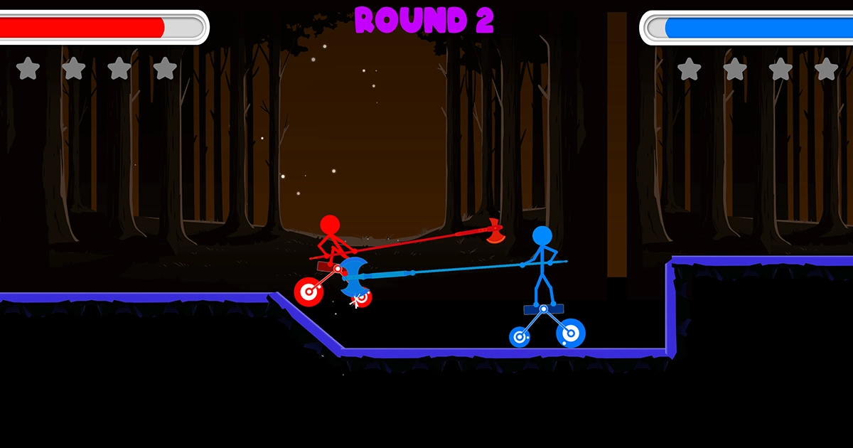 Segunda captura de Stick Duel : Medieval Wars mostrando acción por turnos